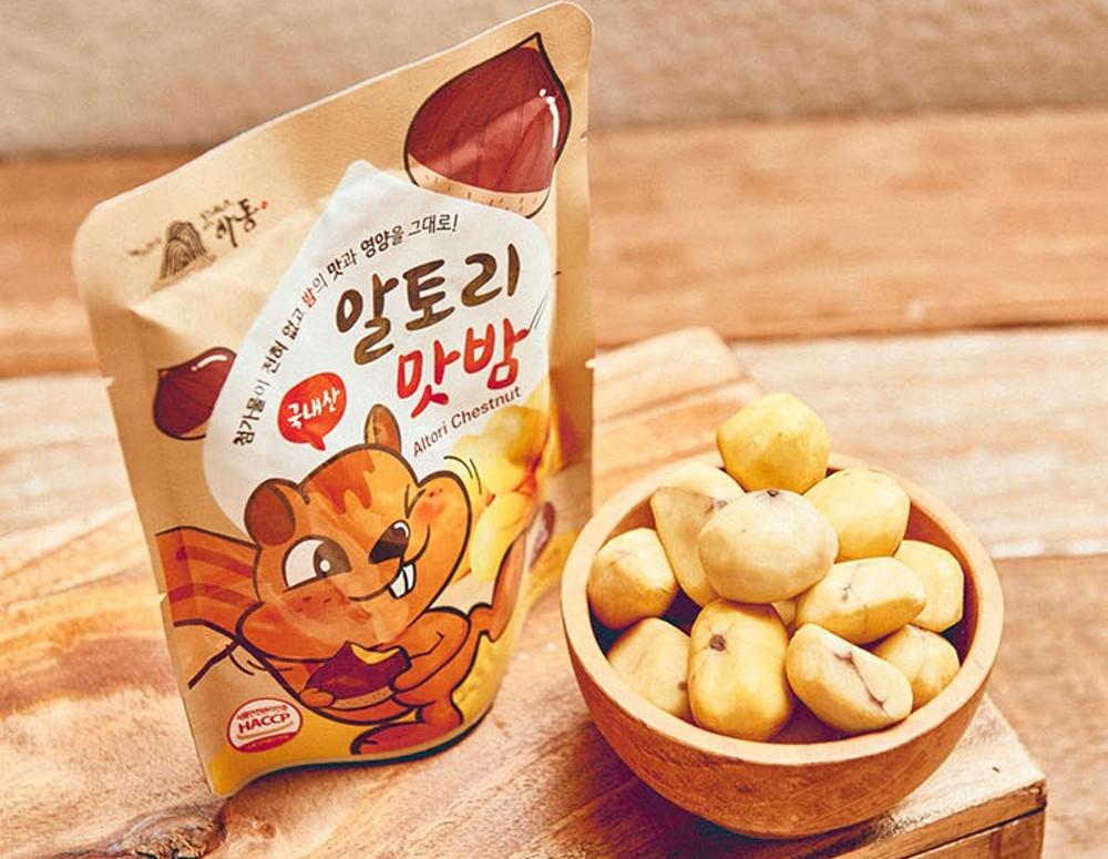 온가족의 영양 간식 국내산 맛밤 50G/ 10봉,20봉 /국산 100%/국내 생산