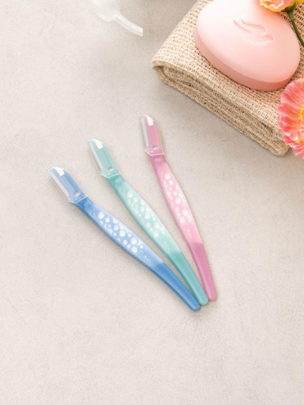 카이지루시 여성용 CAN 아이브로우 면도기 3개입
