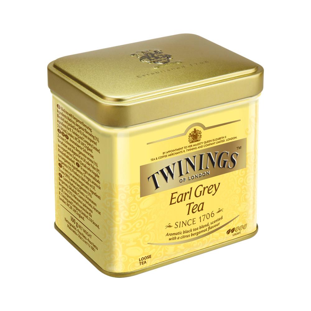 트와이닝 얼그레이캔  잎차 100g TIN 1개