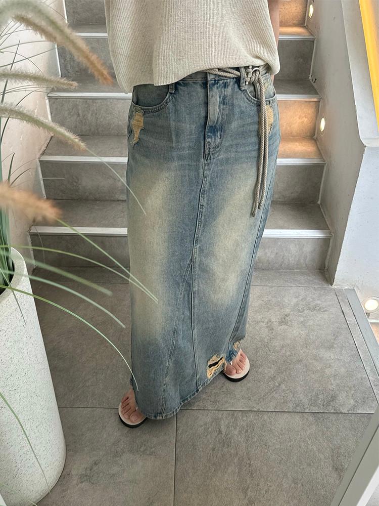 템 롱스커트 (S, M, L)