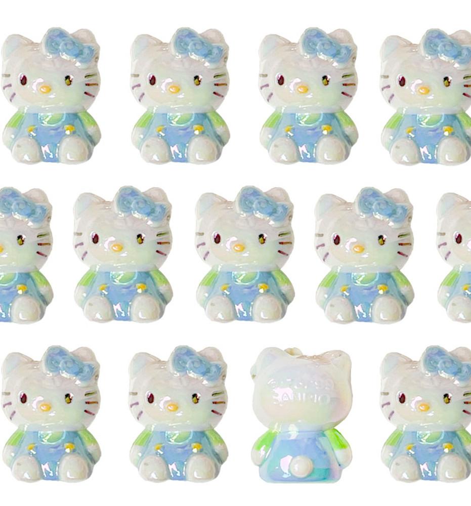 (수디어리) 오로라 하늘 빛 키티 스트랩