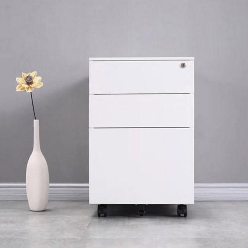 하스민퍼니처 MD철재이동서랍장 사무실 캐비넷 3단