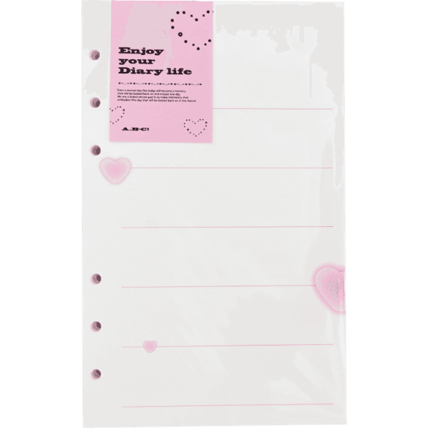 [A6/속지]핑크하트