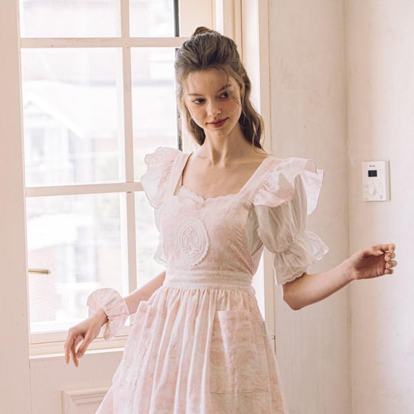 BELLE GARDEN PINK APRON