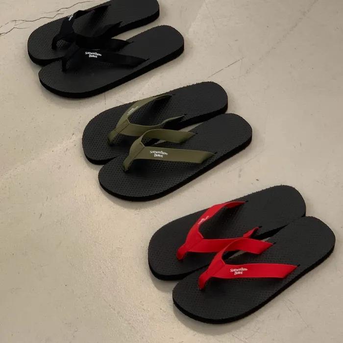[김가을 PICK] [2nd] Wave Logo Flip-Flops - 3Color