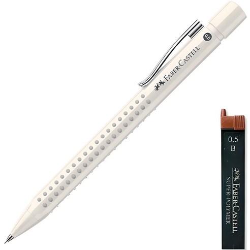 파버카스텔 그립 2010 샤프 코코넛 밀크 + 샤프심 랜덤발송 세트 231052, 0.5mm, 1세트 - 샤프 | 쿠팡