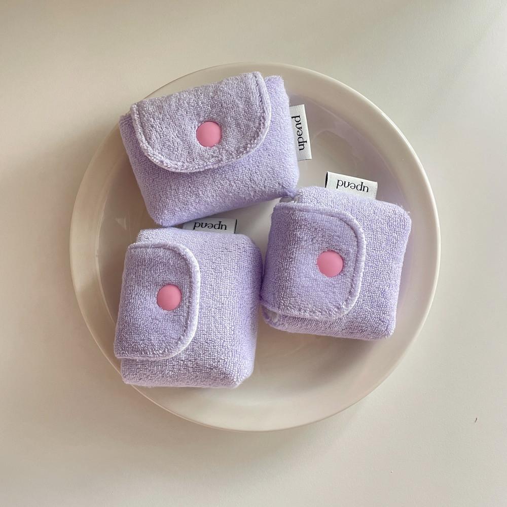 TERRY MINI POUCH 3TYPE (Lavender) 테리 에어팟 파우치