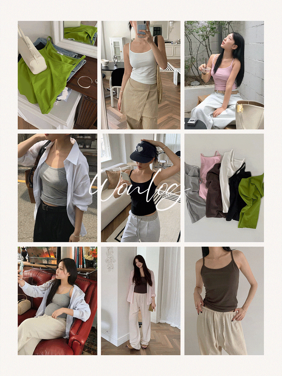 원로그 혜임 Pick! [여름신상ෆ/6color] WONT 치즈 데일리 슬리브