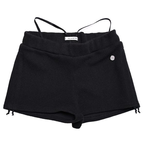SWAN LAKE SHRRING STRING MICROSHORTS BLACK
