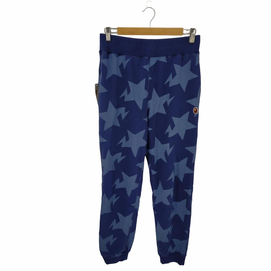 アベイシングエイプ A BATHING APE Sta Pattern Sweat Pants メンズ JPN：M