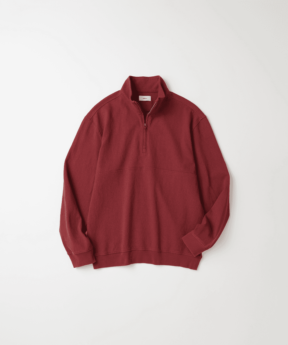132 Half Zip Light Sweatshirt - Vintage Red