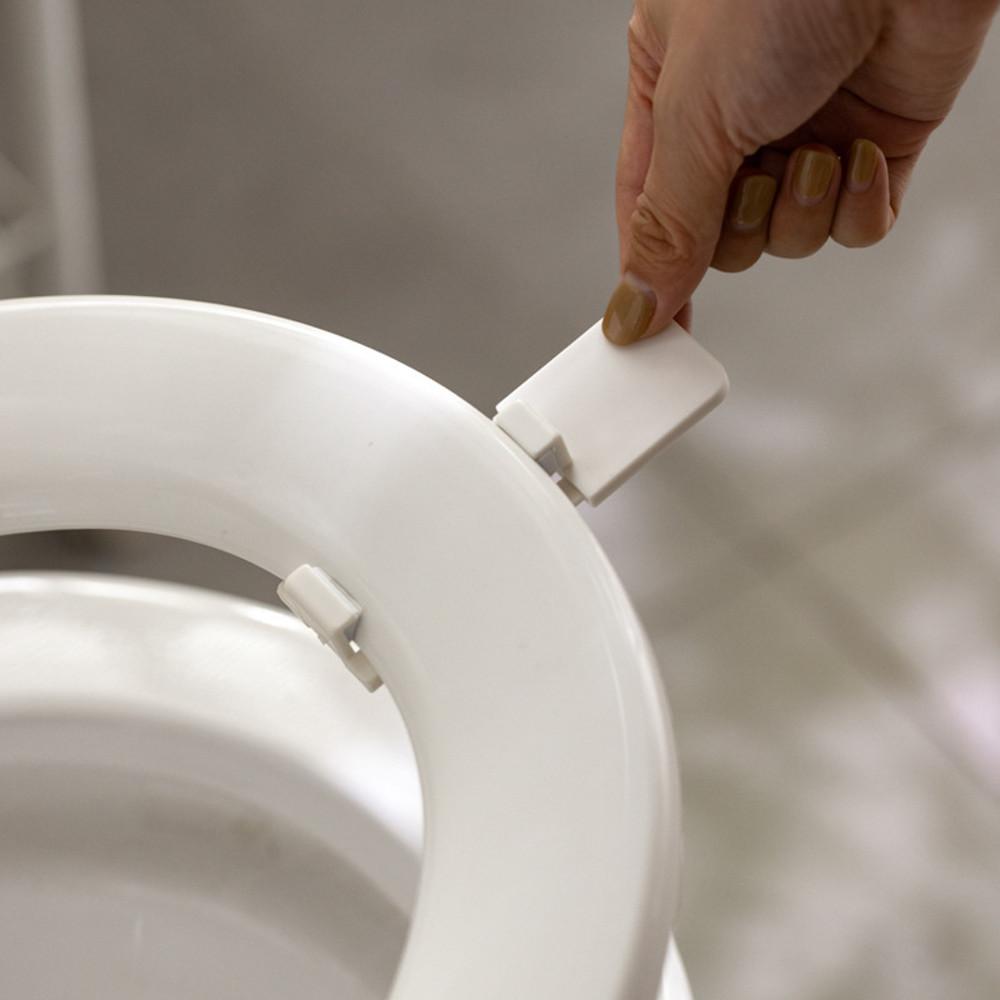 심플 화이트 변기 커버 토일럿 손잡이 리프터 2개입