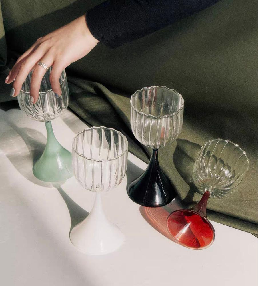 빈티지 고블렛잔 샴페인 위스키잔 홈파티 유리 술잔