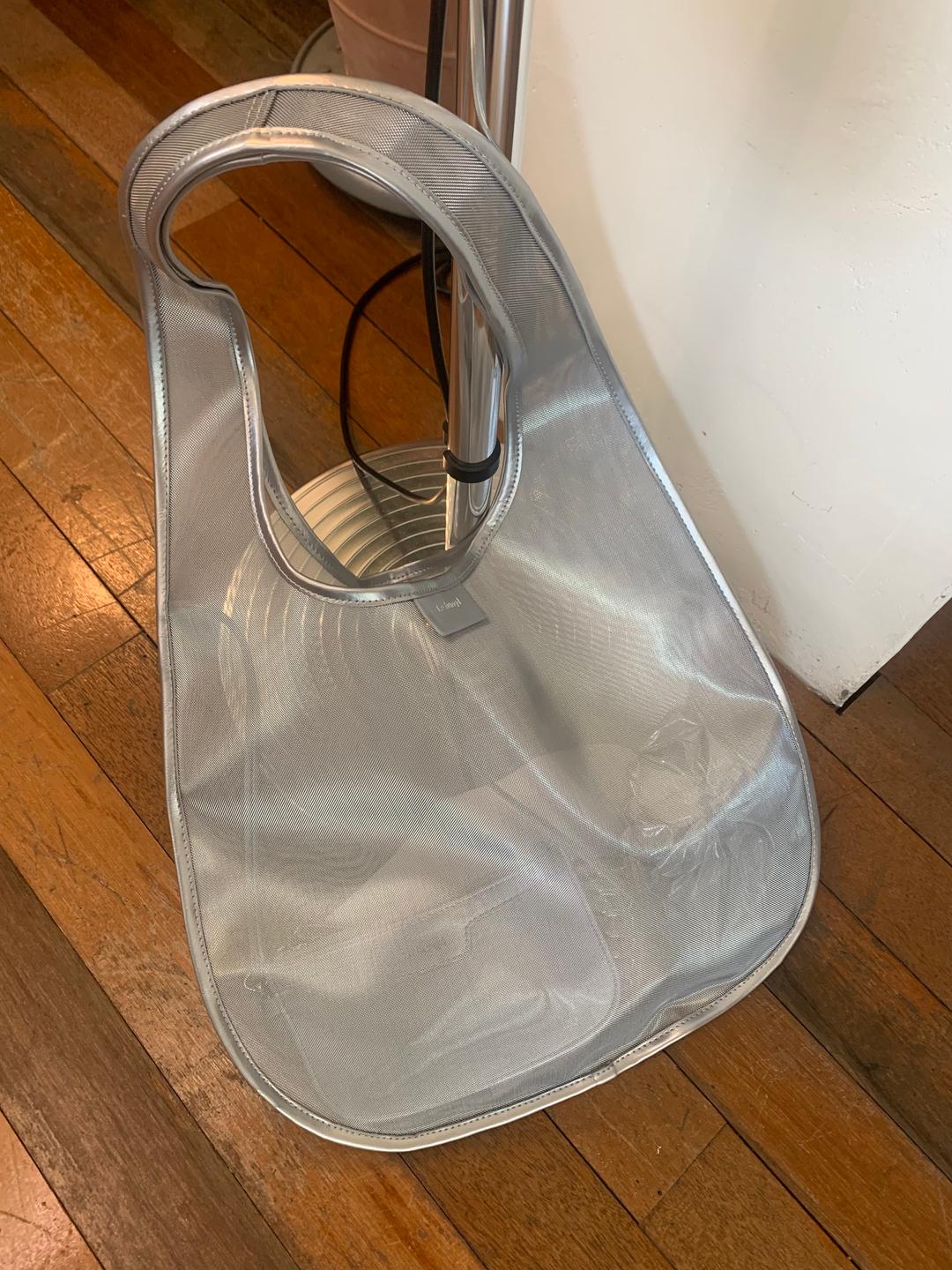 [6/27 예약배송] bor mesh bag(silver)