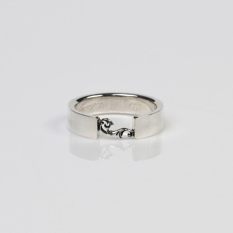 Baroque Frame Ring #1_GRAY