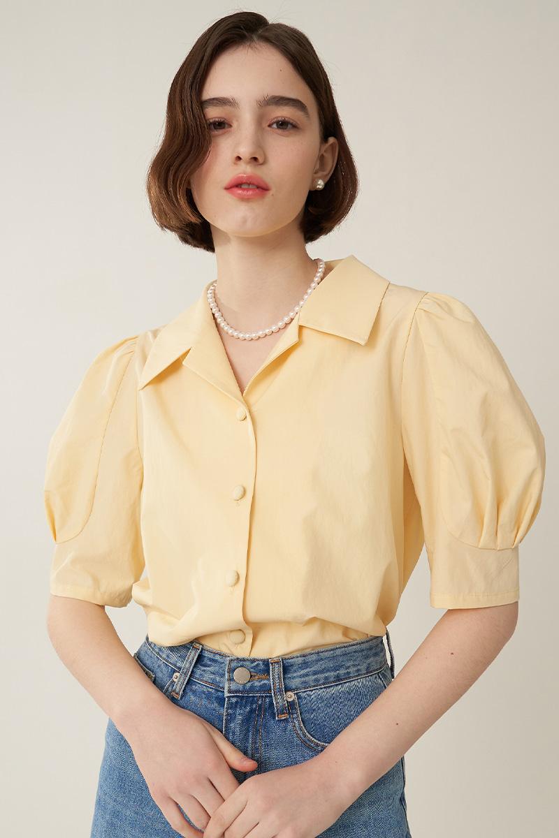 romantic open collar blouse YE
