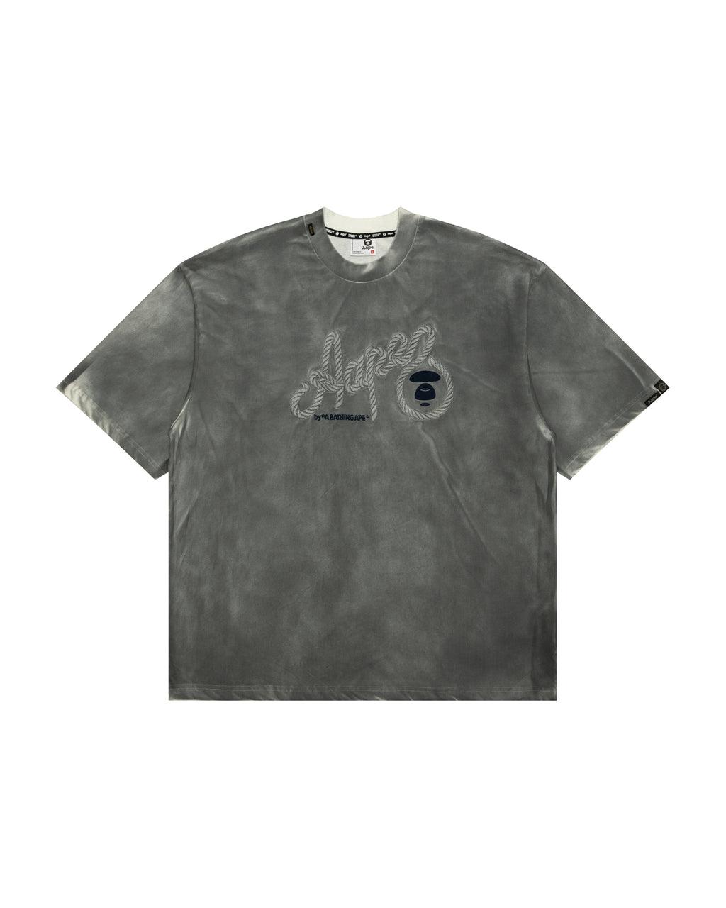 Moonface logo graffiti print tee