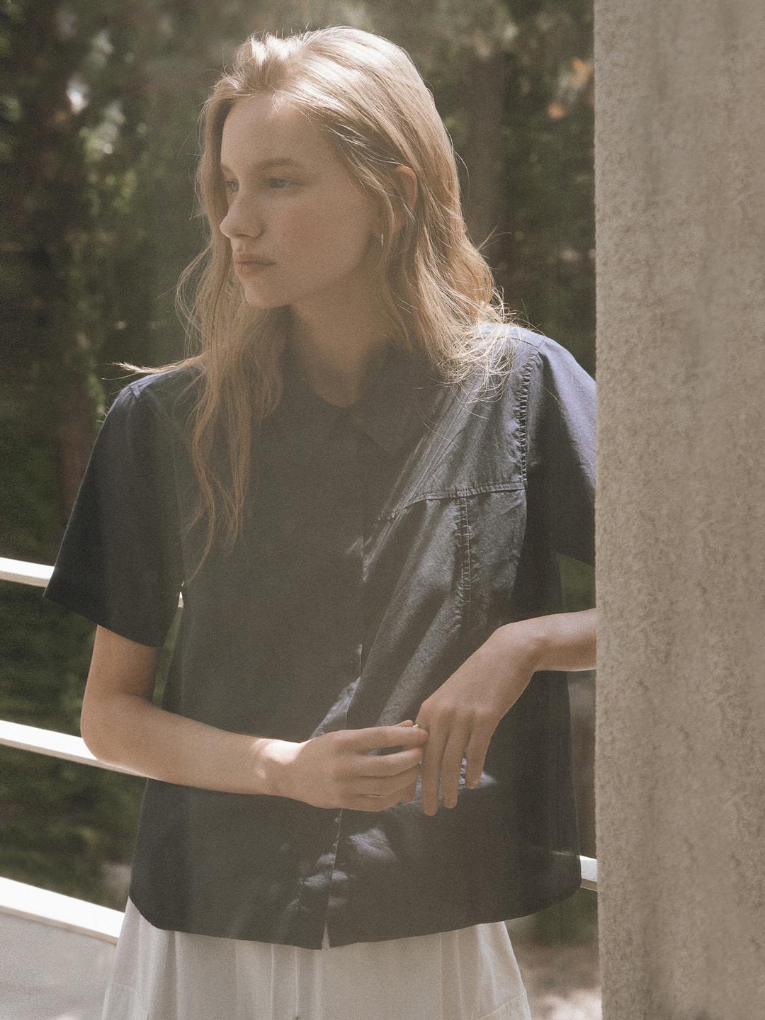 Monte cotton half shirt