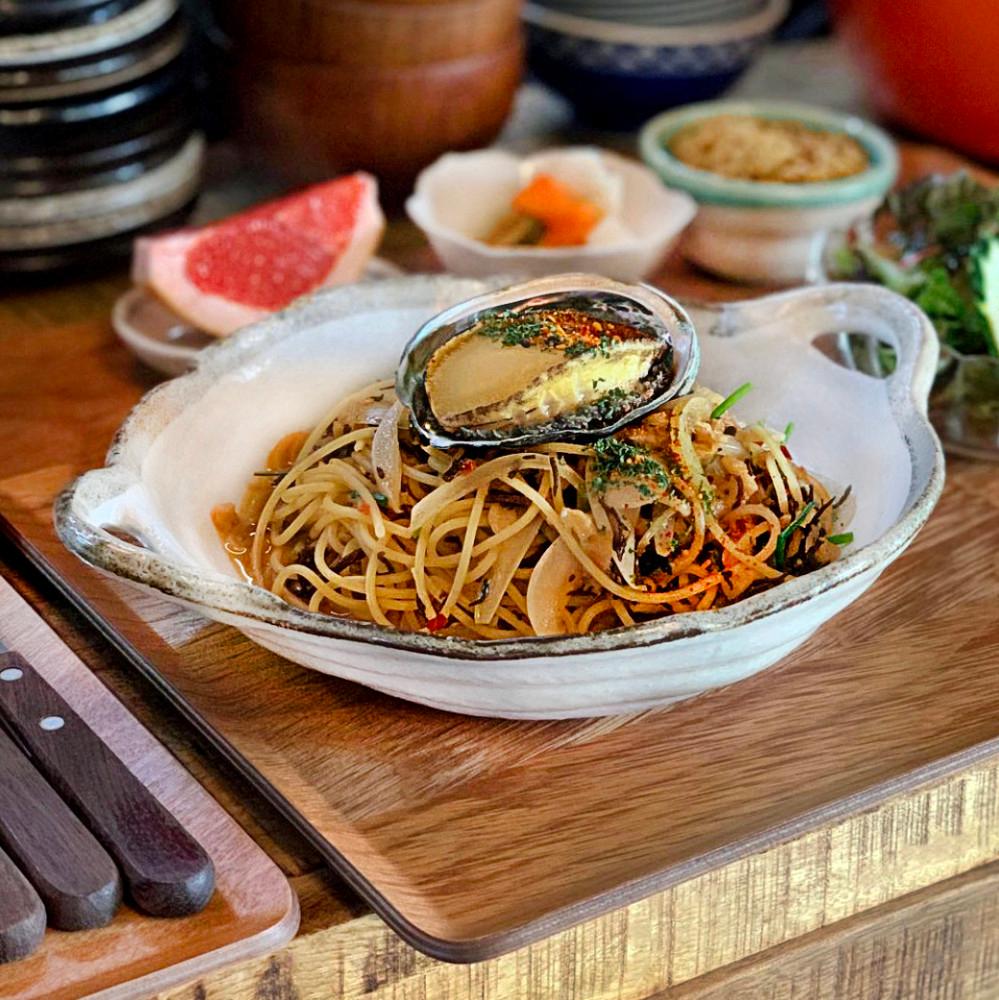 제주 톳 간장소스 파스타 홈파티 캠핑요리 밀키트