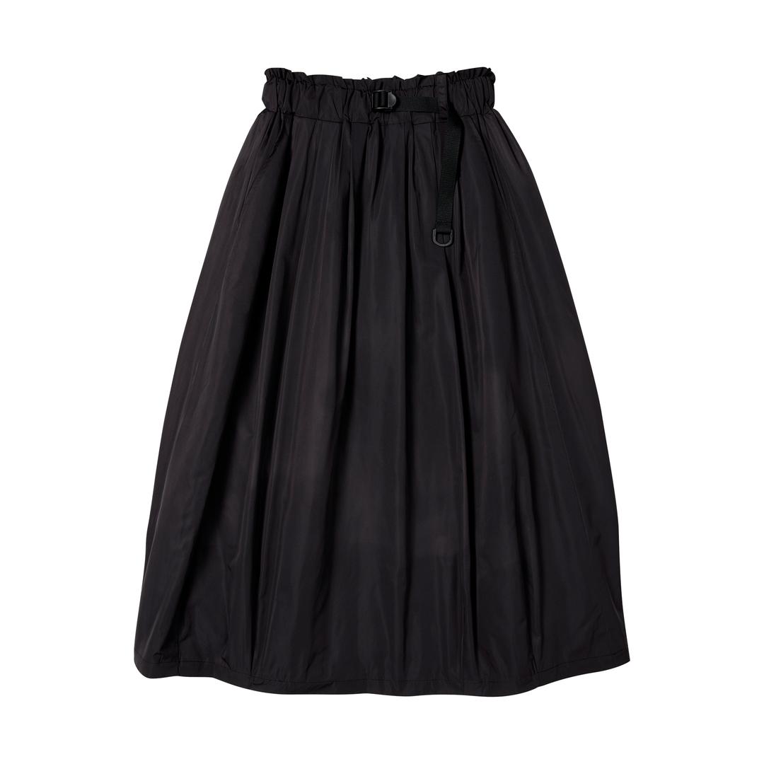 PADDING BALLOON SKIRT-BK