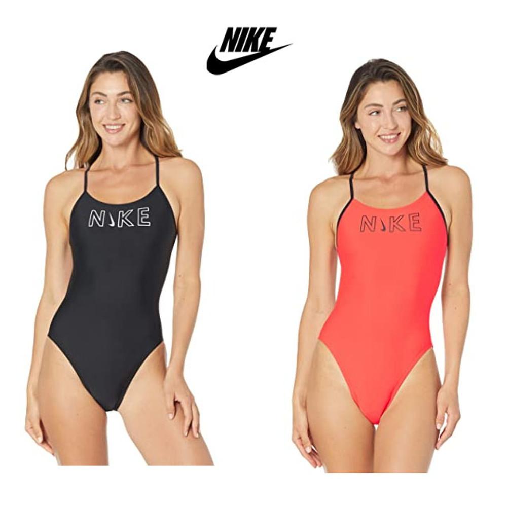 나이키 로고 컷아웃 원피스 수영복