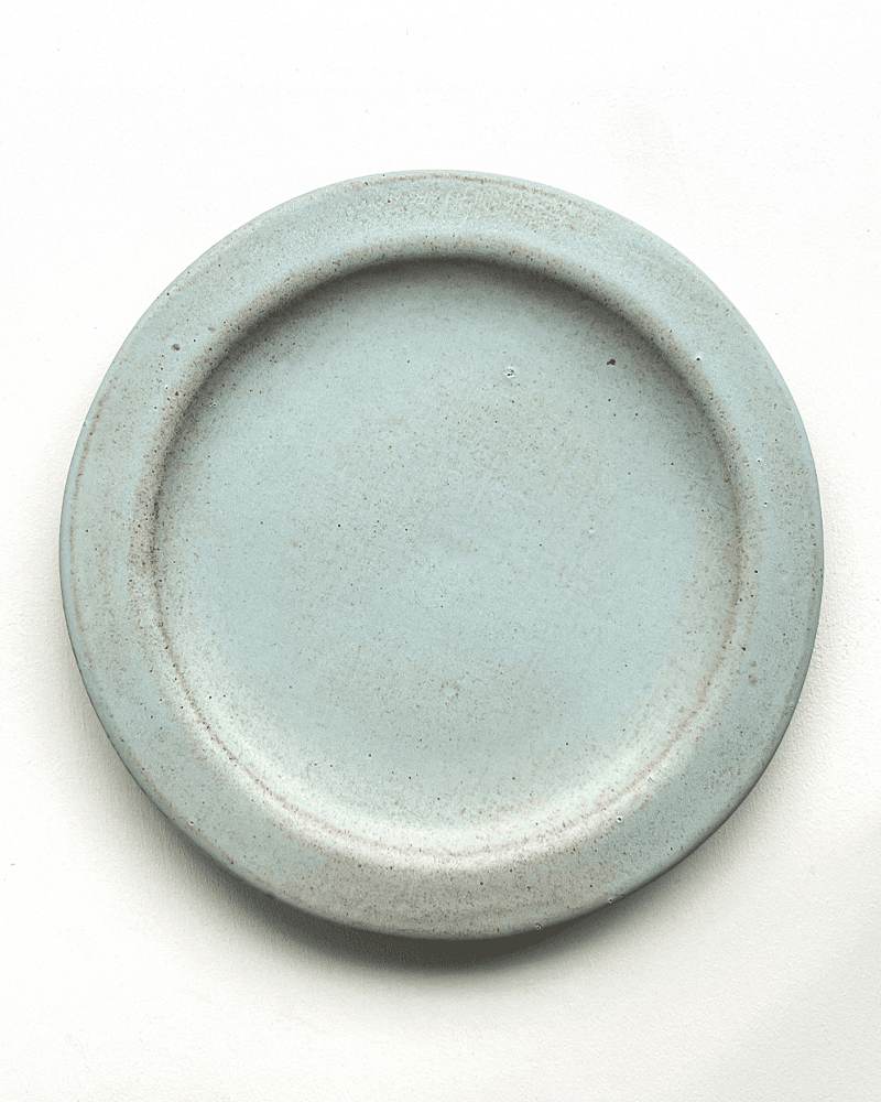 M brunch round plate (sky blue)