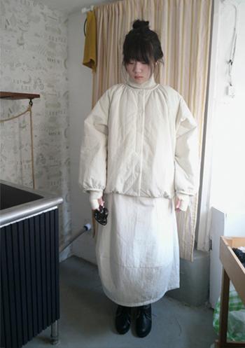 puff raglan padding jacket (2c)