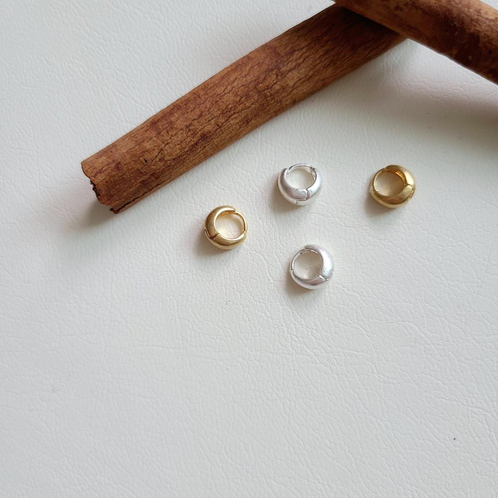 무광볼드원터치미니링(골드/실버)