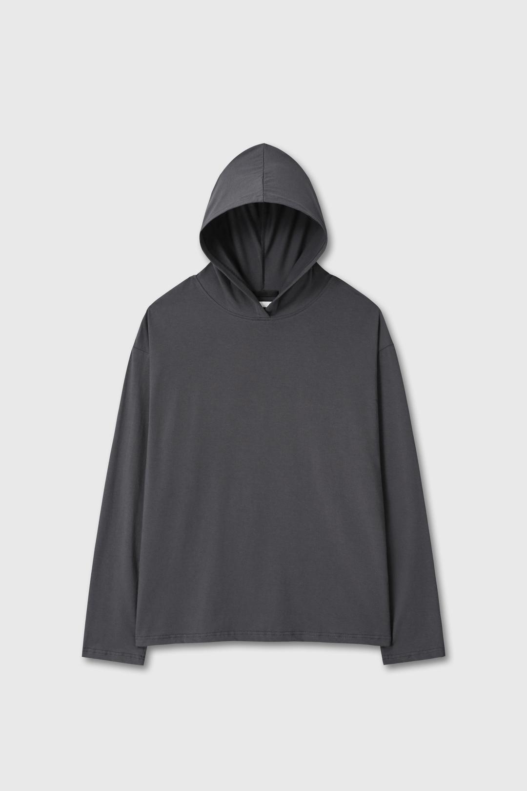 ETCE (BASE) X DIVEIN LIGHT LAYERED HOOD (CHARCOAL)