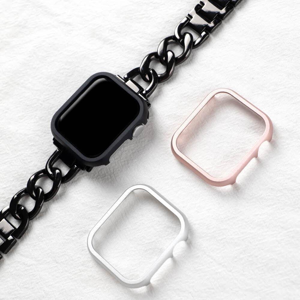 [필름증정] 애플워치 8 7 6 5 4 3 se 메탈 테두리 케이스