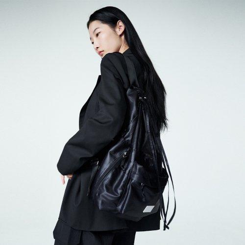 [23PS]CHINZ STRING BACKPACK - BLACK