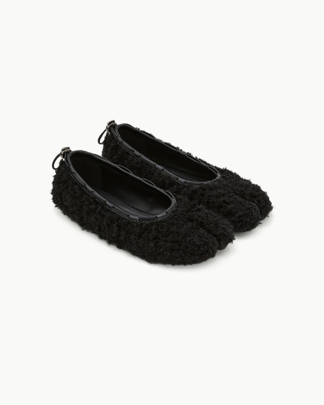 Teddy String Flat / Black