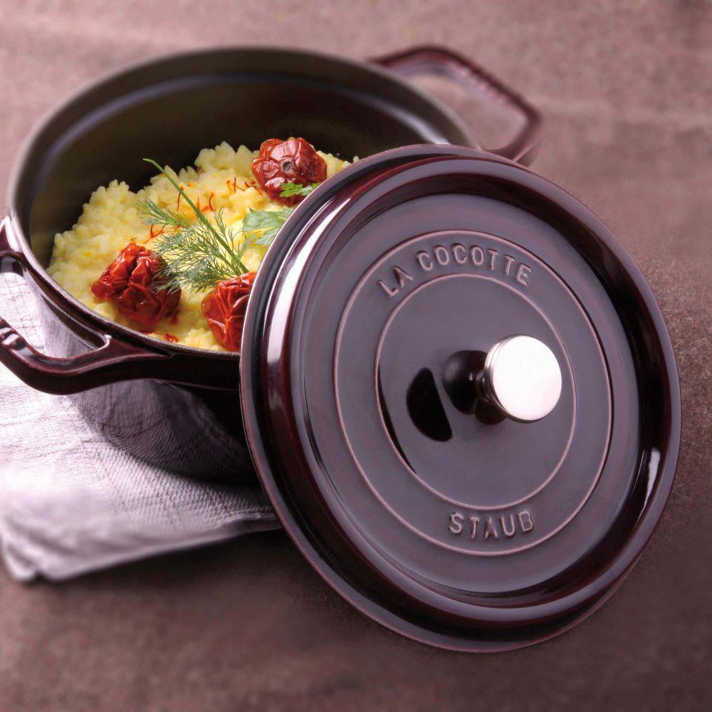 [ST101887] [스타우브] 원형 꼬꼬떼 석류레드 18cm