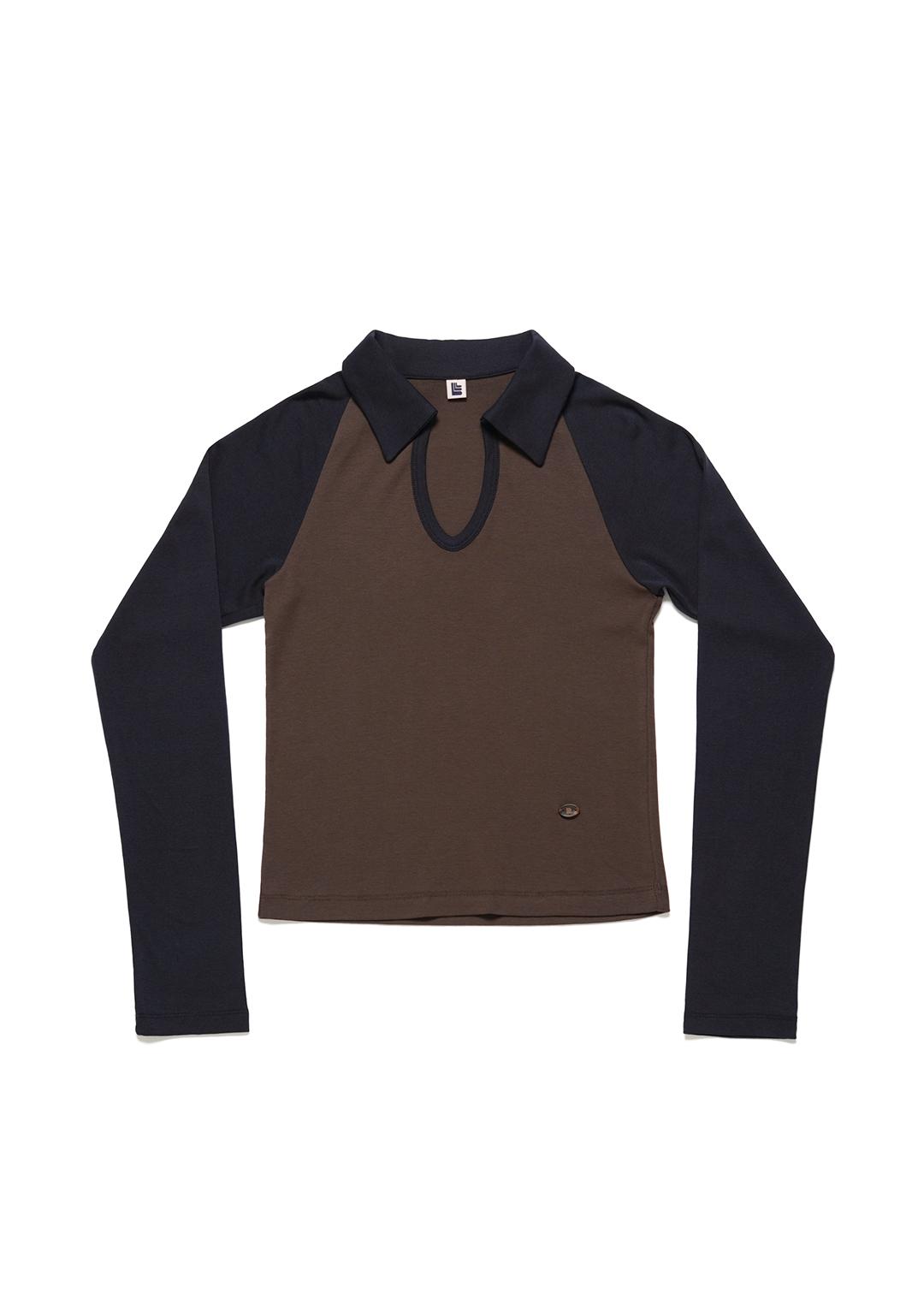OPEN NECK RAGLAN LONG- SLEEVE TEE [9/27예약배송]