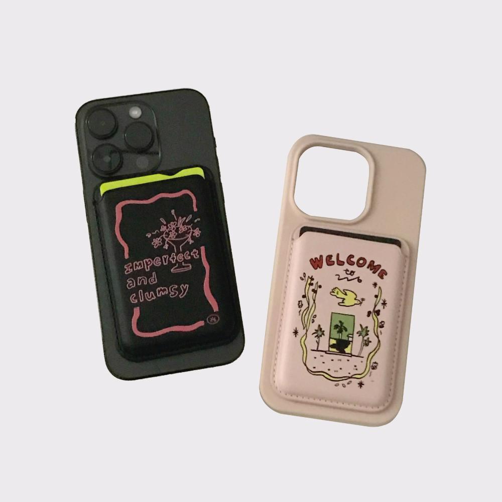 drawing magsafe wallet 맥세이프 카드지갑 (2type)