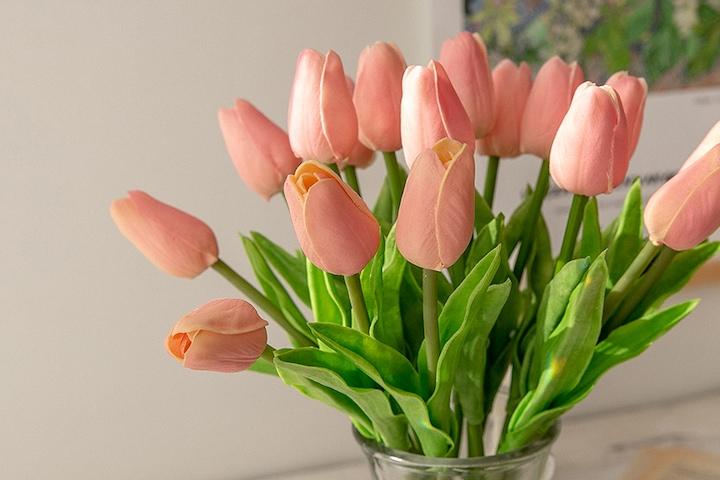 [5%쿠폰]러블리 망고 튤립 조화_2colors