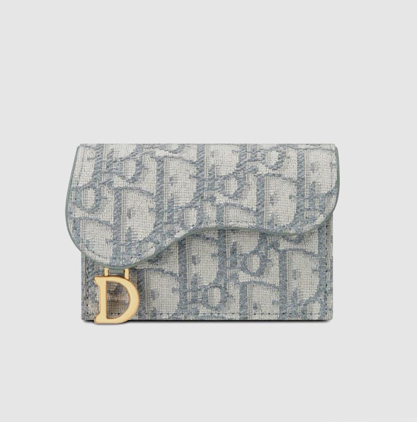 DIOR 디올 재고확보 디올 오블리크 새들 플랩 카드지갑 m932 s5611ctzq