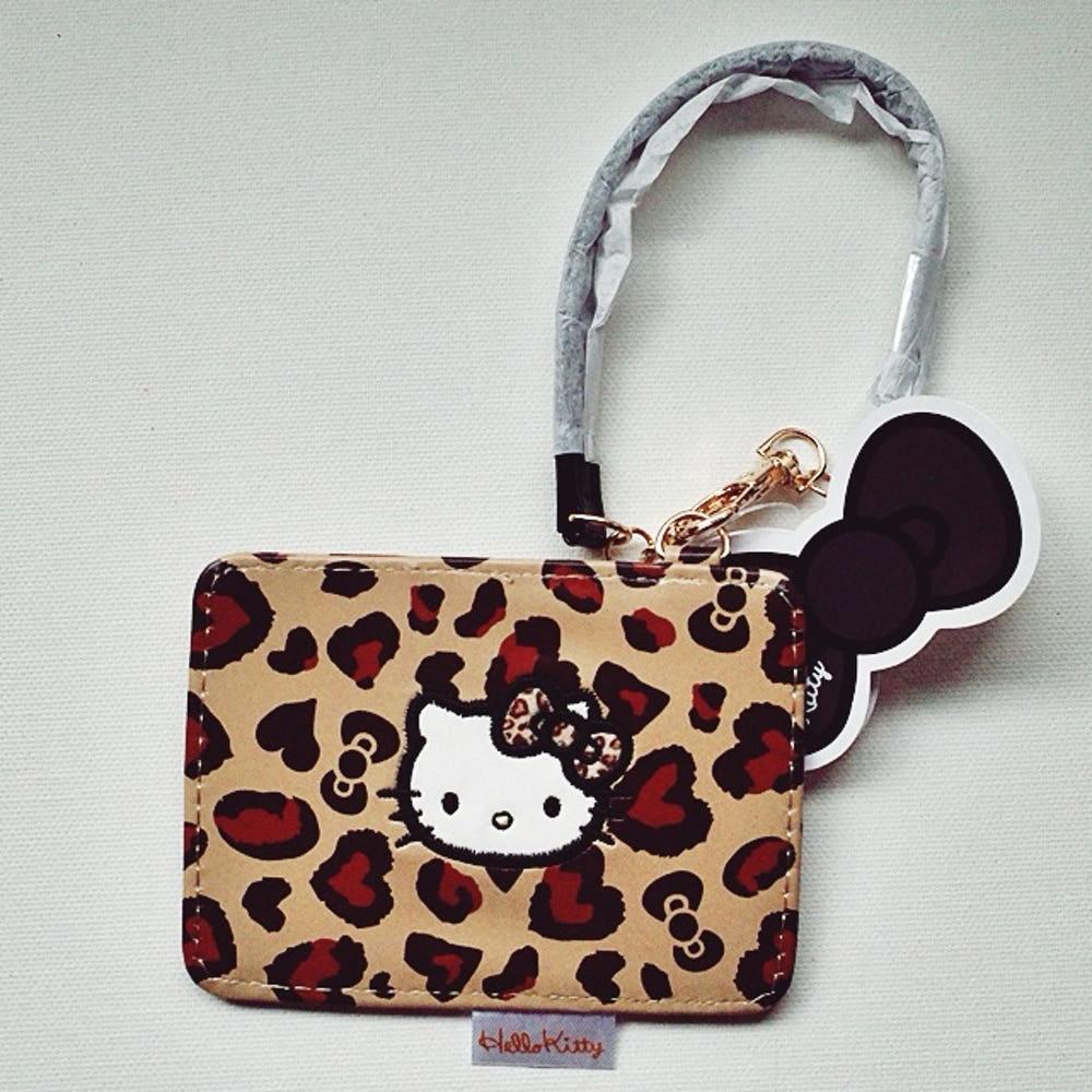키티 교통카드 산리오 카드지갑 호피 패스케이스 헬로키티