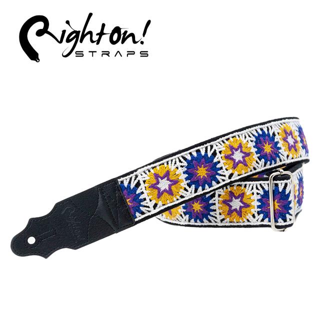 RightOn Strap - Crochet / 기타 & 베이스 스트랩 (White)