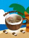 수심 Coconut Mug 코코넛 머그 선물 키치 유니크 내열 도자기 대용량