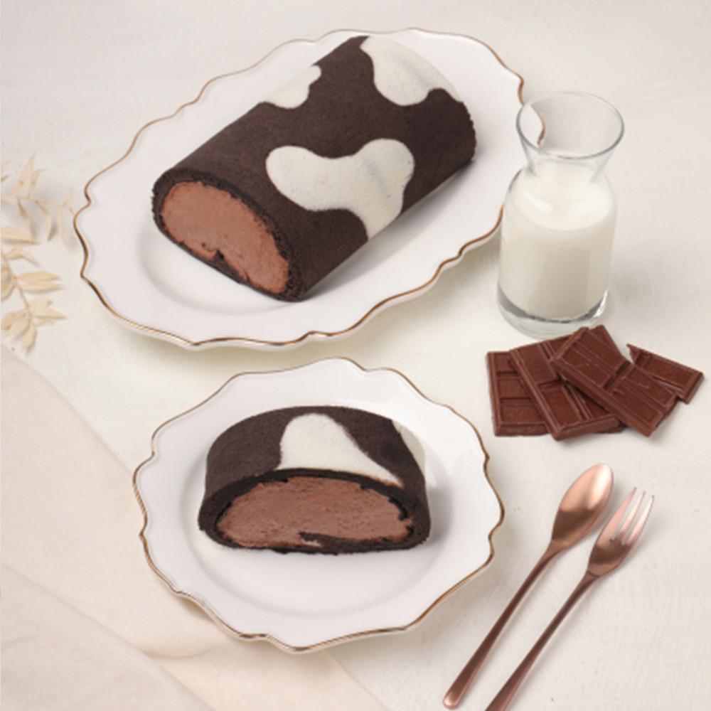 소화가 잘되는 우유 초코크림 롤케이크 380g_냉동 [원산지:상세설명에 표시]