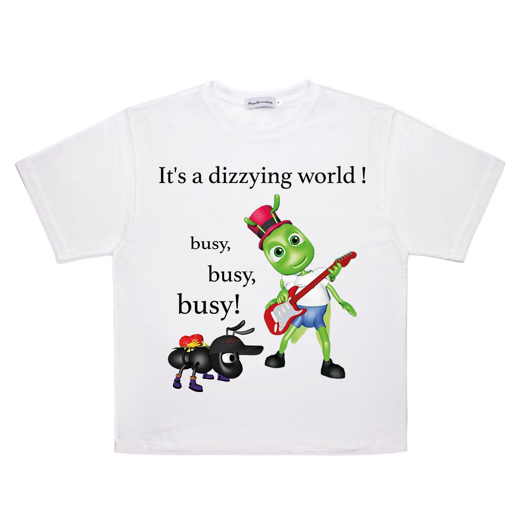 It's a dizzying world! busy, busy, busy!