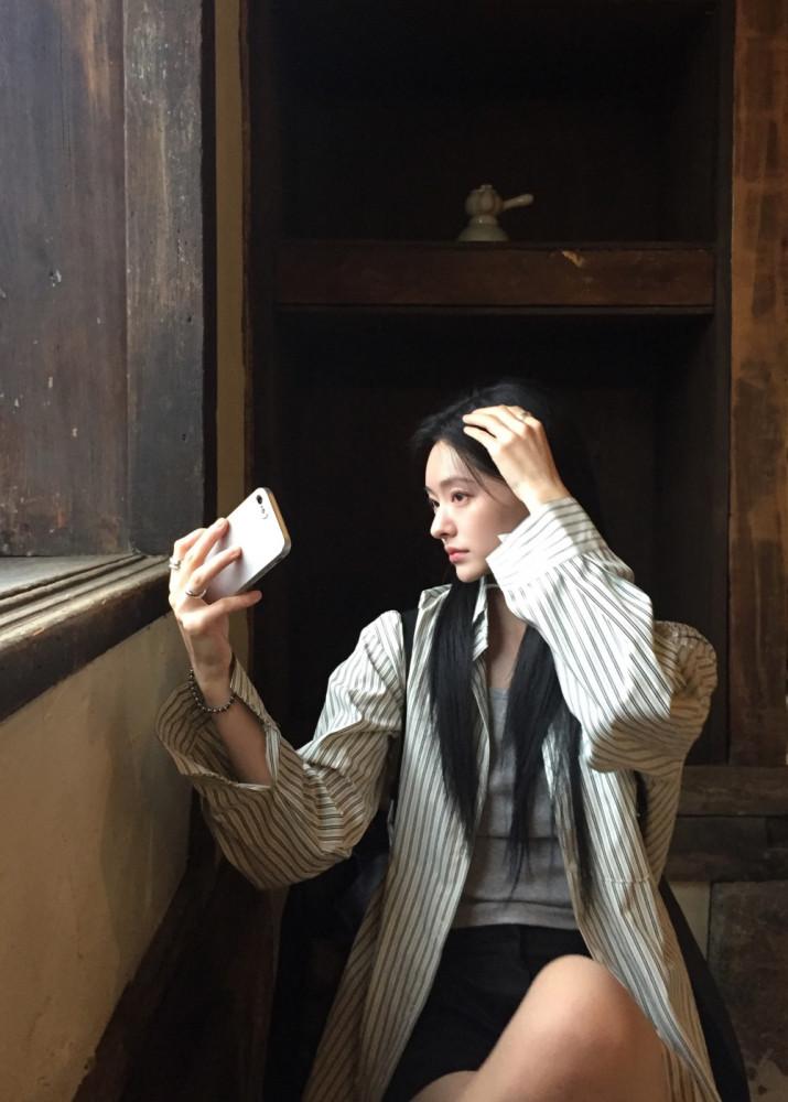 트레블 링클프리 루즈핏 스트라이프 셔츠 (3 color)