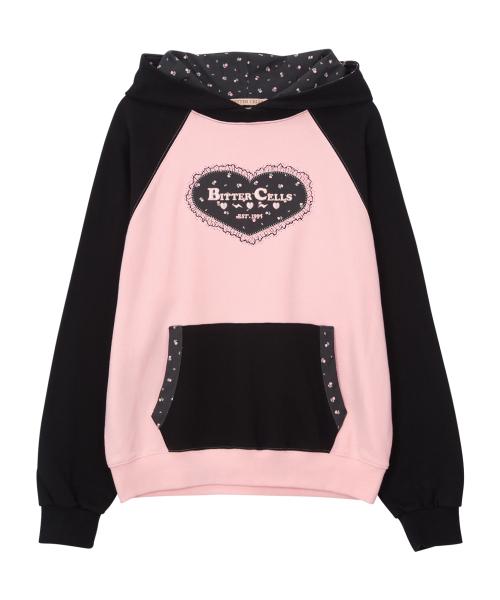 빈티지 다이어리 후디-블랙