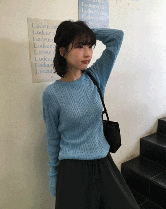 *주문폭주*추천! 비글 모헤어 골지 knit (4color)