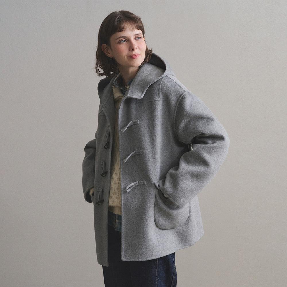 [Hand Made] 리세 후드 더플 코트_Foggy Night