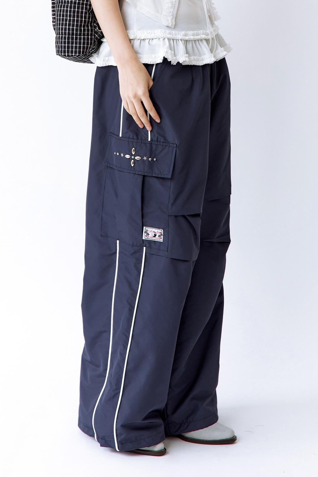 Rosario Baggy Track Pants Navy [예약발송 05/27]