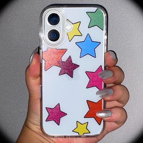 핑크 스타 젤하드 휴대폰 케이스