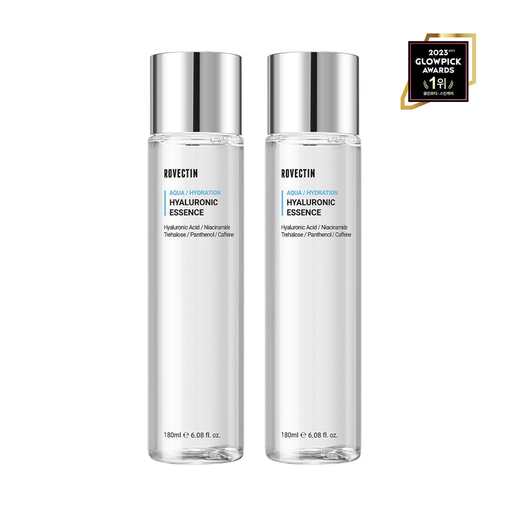 [마스크2매증정] 아쿠아 히알루로닉 수분 에센스 180ml 더블 세트