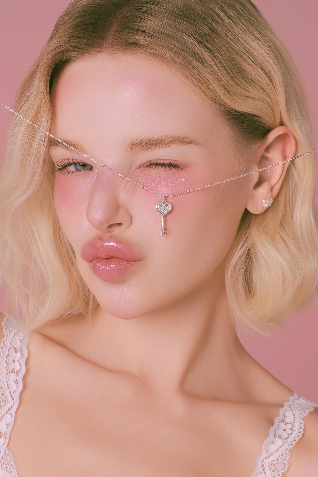 LOVE CUPID KEY NECKLACE